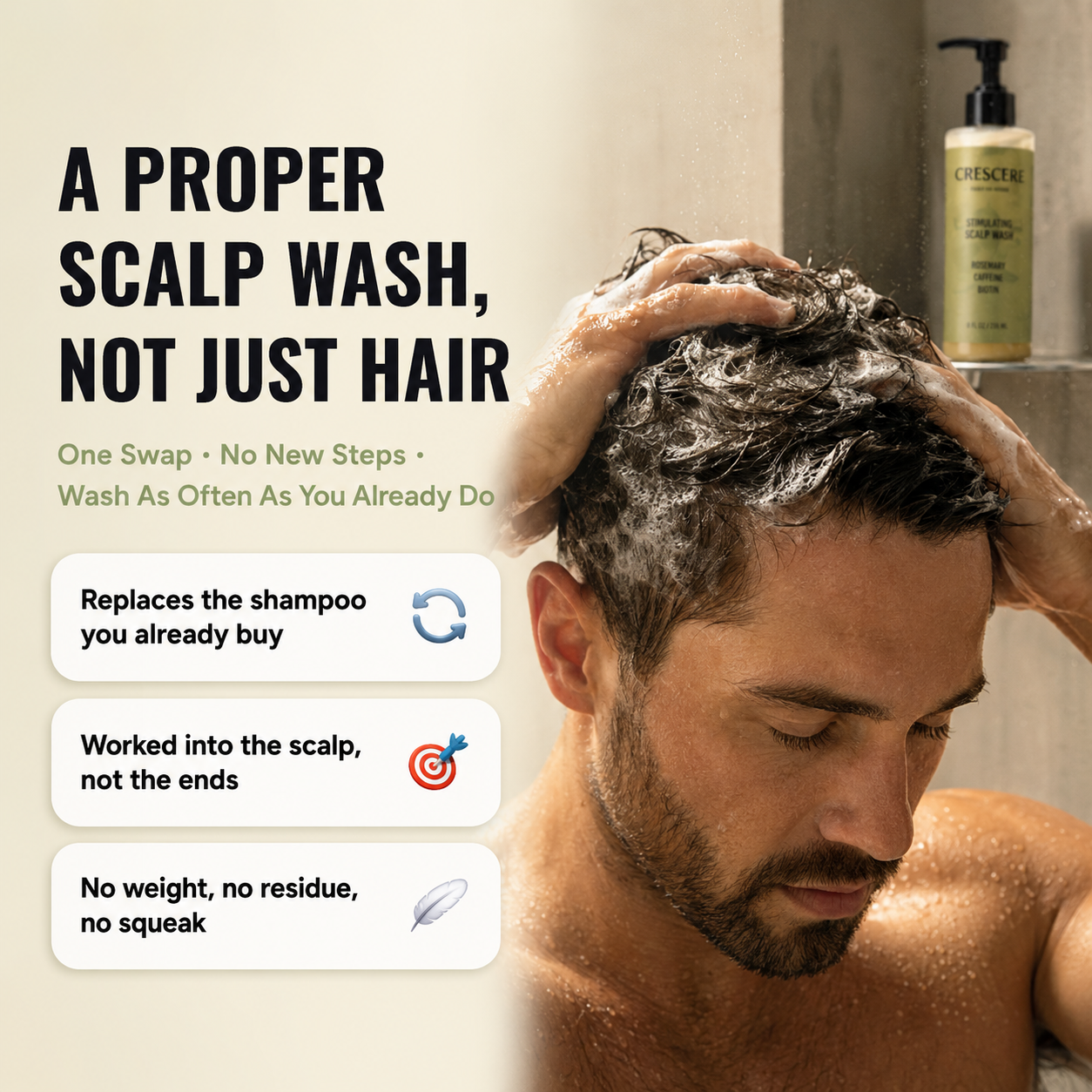 Crescere Rosemary Shampoo