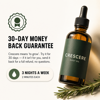 Crescere Root Oil — Ginger & Rosemary Scalp Growth Serum