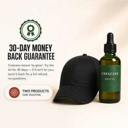 Crescere Complete Routine — Red Light Cap + Root Oil