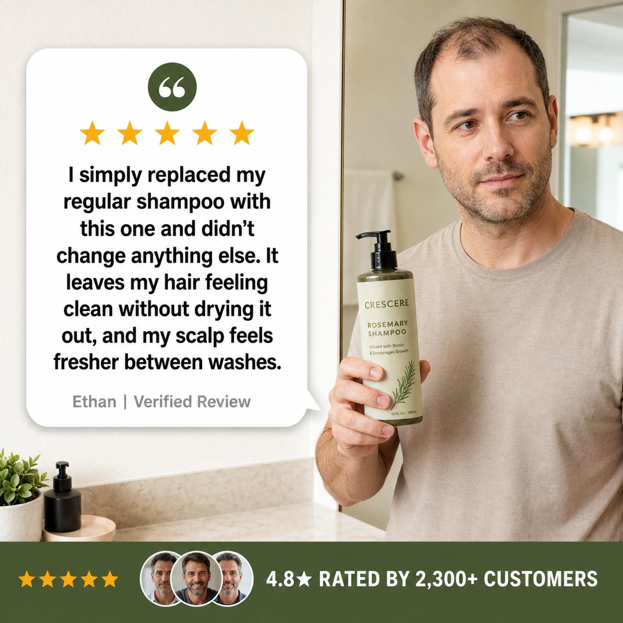 Crescere Rosemary Shampoo
