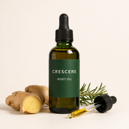 Crescere Root Oil — Ginger & Rosemary Scalp Growth Serum