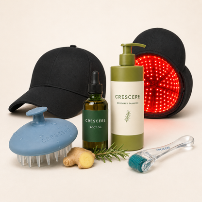 Crescere The Full Set — 5-Piece Red Light & Scalp Care Routine